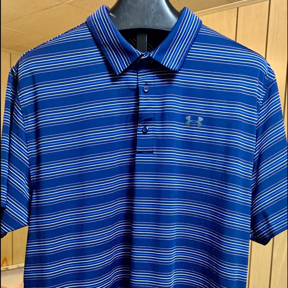 SOLD!!! Men’s Under Armour Heat Gear Loose Fit Performance Golf Polo Shirt  3XL